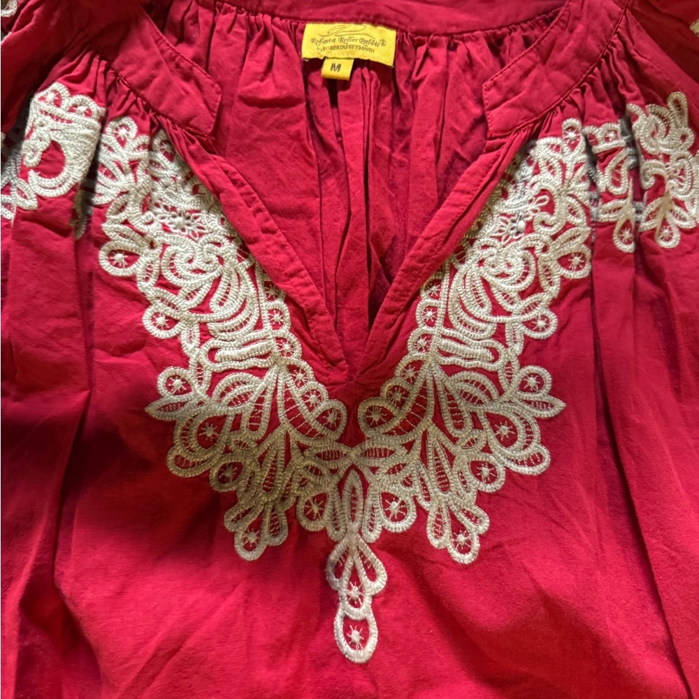 Roberta Roller Rabbit Fuchsia Top - Picture 3 of 8